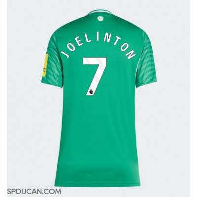 Zenski Nogometni Dres Newcastle United Joelinton #7 Gostujuci 2025-26 Kratak Rukav Zenski Nogometni Dres Newcastle United Joelinton #7 Gostujuci 2025-26 Kratak Rukav